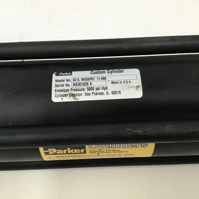 Parker 02.5. ME5SP61 11.000 Heavy-Duty Air Cylinder Envelope Pressure 5000PSI Hyd