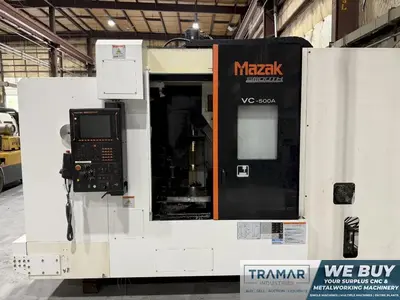 Used MAZAK VC500A 2PC Vertical Machining Centers Ohio US | HGR 24 #1301681