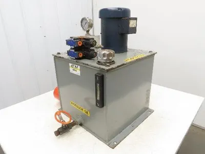 Benz Hydraulics Power Unit 18gal 3.3gpm 3500psi Pump 1.5Hp 460V w/Heater Element