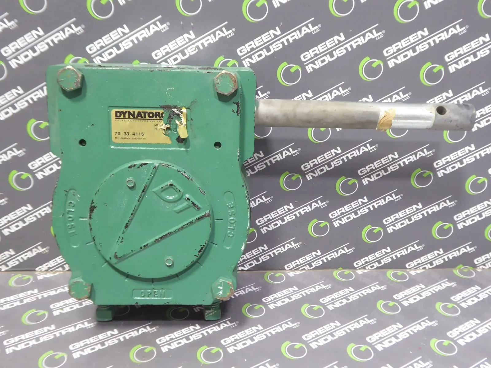 Dynatorq 7D-33-4115 Worm-Gear Valve Actuator 60:1 Ratio Used