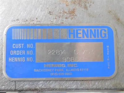 Hennig 908541 Flat Telescopic Steel Cover 89" Total Length Used