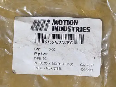 150 mm x 180 mm x 12 mm Oil Seal (Pack of 5)