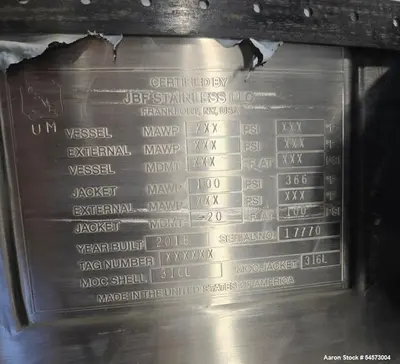 Used JBT FOODTECH _UNKNOWN_ Cooking Kettles Illinois US | Aaron Equipment #1362906