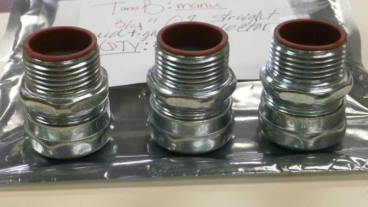 New | in-Stock Thomas & Betts Q1 Straight Liquid-tight Connectors Electrical Fittings Arizona US | ASSET CONVERSION SPECIALISTS, INC. #312591