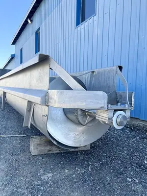 Used Screw Conveyor, 24’’ Diameter x 252’’ Long