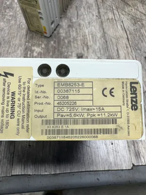 Used LENZE EMB8253-E Misc Electrical & Power Parts South Carolina US | ESS Industrial Equipment Sales #1403288