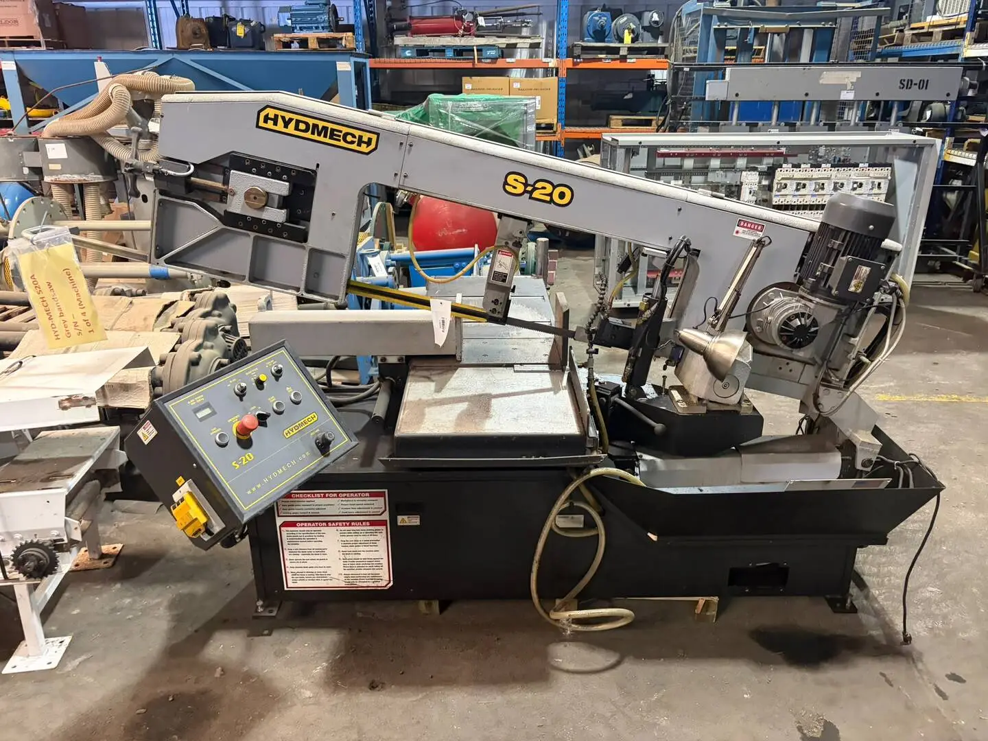 Used HYD-MECH S-20 Horizontal Band Saws British Columbia CA | Lenmark #1424102