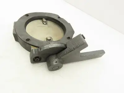 Patterson Kelley 6" Butterfly Valve 316 Stainless Disc Solids Flow 4-Bolt Wafer