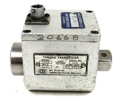 USED GSE 2062 TORQUE TRANSDUCER