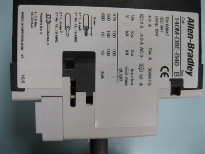 USED Allen-Bradley 140M-D8E-B40