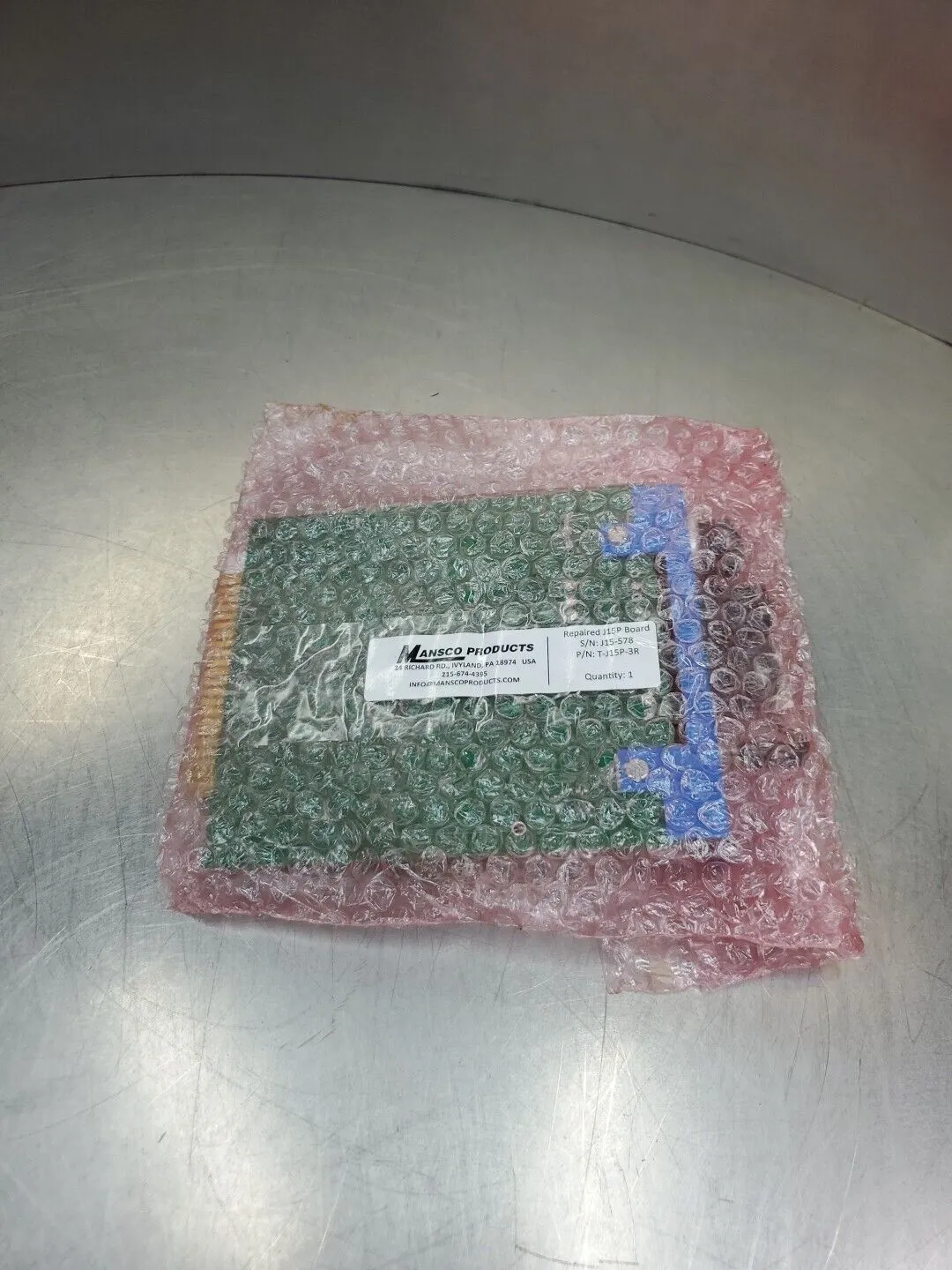 Mansco J15P (T-J15P-3R) Circuit Board. 3D-8