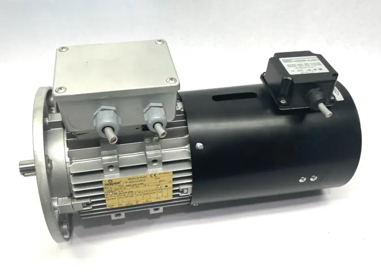 Used Seipee Self-Braking Motor 3-Phase IP54, TA3 Brake A.C. Motors Michigan US | Maverick Industrial Sales #1392483