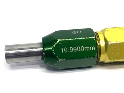 J4464-1 | Vermont Gage  Class X Pin Gage GO 10.9900mm NO-GO 11.0500mm - Used