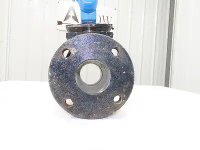 American Valve Flanged Full Port Ball Valve 3" Cast W/Lever 125S 200WOG Ser 4000