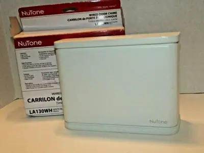 NuTone |  Doorbell, High Gloss White Wood