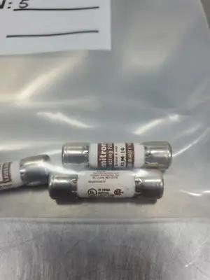 USED Bussmann KLM-10 LIMITRON FAST ACTING FUSE, 10A, 600VDC