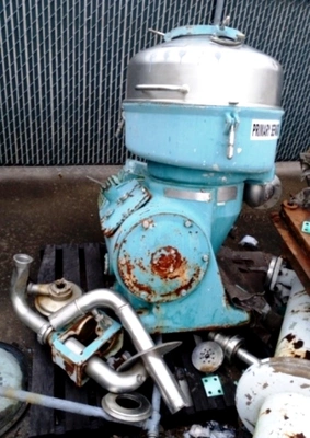 (3) Alfa-Laval TX 310S-34H-50 nozzle centrifuges, 316SS.
