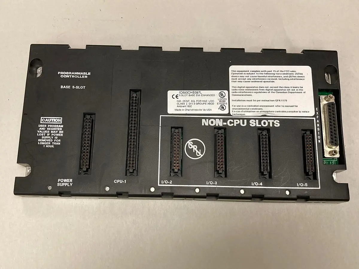 Used GE FANUC IC693CHS397L Industrial Controls Ohio US | Surplus Asset Holdings #1243628