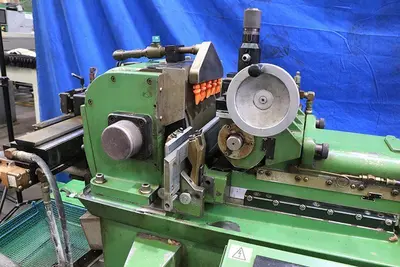 GLEBAR MODEL TF-9DHD  "MADE IN USA" CENTERLESS GRINDER
 PROGRAMMABLE BY TOUCHSCREEN CONTROL,
    AUTO INFEED & THRUFEED