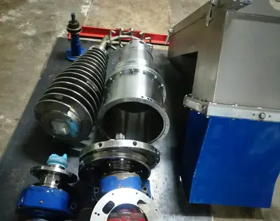 Alfa-Laval UVNX 414B-11G tricanter centrifuge, 316SS.