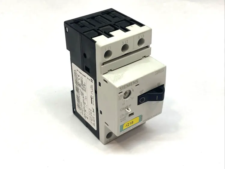 Used Siemens Sirius Manual Motor Starter Contactor MISSING 3RV1901-1E Starters Michigan US | Maverick Industrial Sales #1401996