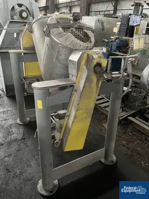 USED Patterson-Kelley 3 Cu Ft P-K Twin Shell Blender, S/S