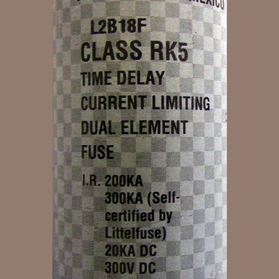 LittleFuse 125 Amp Class RK5 Fuse
