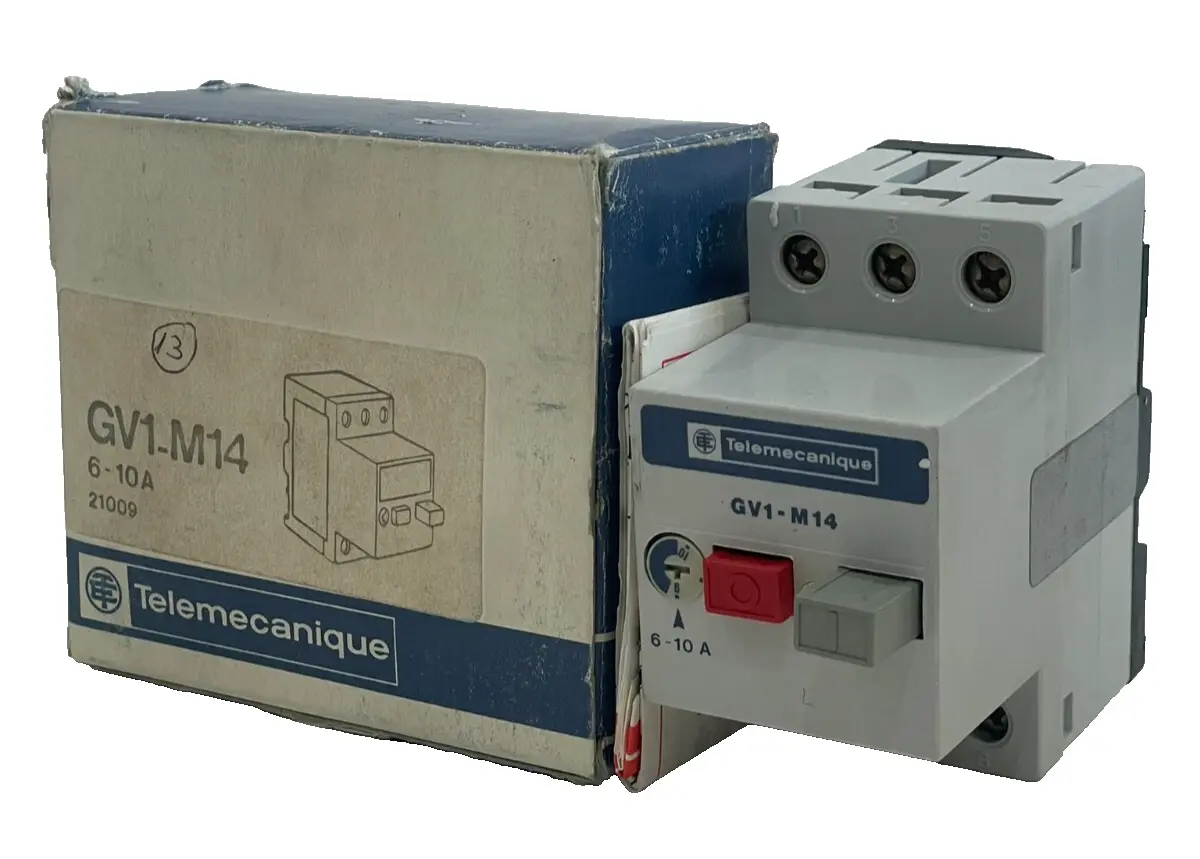 NEW TELEMECANIQUE GV1-M14 6-10A CIRCUIT BREAKER GV1M14