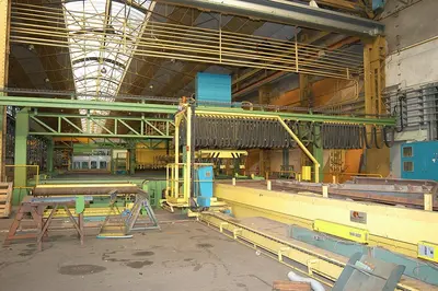 USED FIMEC CRANE WITH MAGNETIC PLATE HOIST 15 TON X 12 500 MM