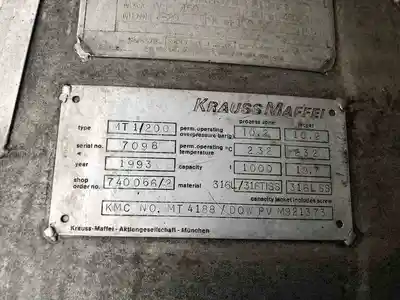 USED KRAUSS MAFFEI MT 1/200