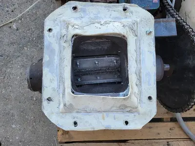 Hopper, 80 CF, S/st, 60" Dia. X 51", Airlock Valve #S744201