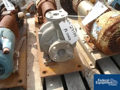 USED Ingersoll Rand 1.5" x 1" x 6" Ingersoll Rand Centrifugal Pump, S/S