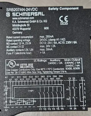 USED Schmersal SRB207AN-24VCD