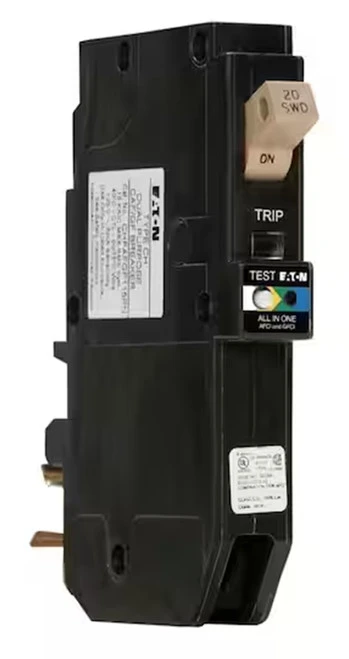 Eaton CHFPAFGF120CS 20 Amp 1-Pole Dual Function Plug-On Neutral Circuit Breaker [New]
