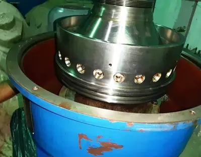 Alfa-Laval S-841 fuel/lube oil purifier, 316SS.
