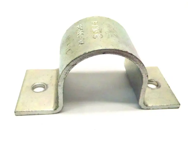 Used B-LINE STEEL ZINC PLATED 1-1/4 INCH PIPE STRAP Clamps | Maverick Industrial Sales #1119740