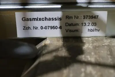 Bystronic GAS MIX CHASSIS 0-07950-6 RM Nr. : 373947 Datum 13.2.03 STOCK S-567