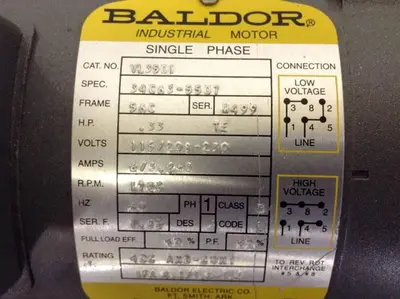USED BALDOR VL3501