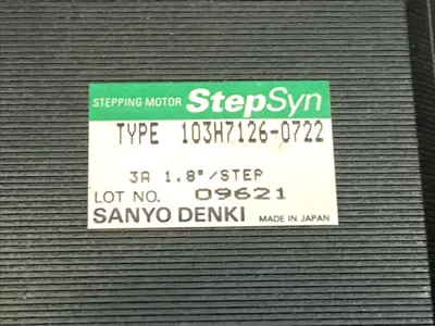 Used Sanyo Denki Step-Syn 2-Phase Stepping Motor w/ 35-1000CT-L3-5V Motors (misc) Michigan US | Maverick Industrial Sales #1392241