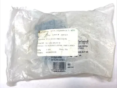 NEW WIELAND HEAVY DUTY CONNECTOR SHELL