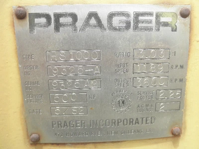 USED PRAGER HS1000