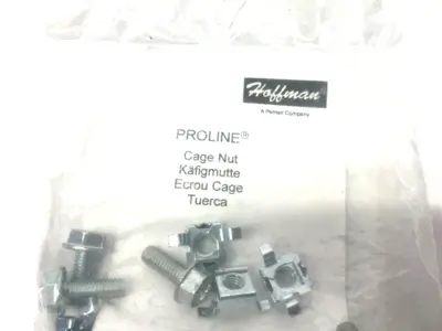 New | in-Stock Hoffman nVent PROLINE Ground Fastener Cage Nut Package Misc Electrical & Power Parts Michigan US | Maverick Industrial Sales #1462882