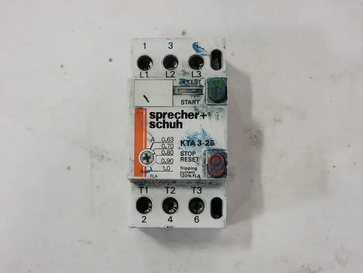 Used SPRECHER + SCHUH KTA3-25-1A Switchgears British Columbia CA | Lenmark #242823