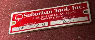 Suburban Tool PAW 121212 G Angle Block 12" x 12" x 12" Milled Plain Webbed