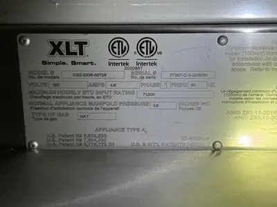 Used XLT Used 2019 2020 XLT 2336 Natural Gas Double Deck Conveyor Pizza Oven Conveyor Ovens Illinois US | Falcon Restaurant Supply #1375040