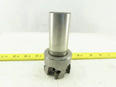 2" Dia. Indexing Coolant 5 Flute Thru Face Mill Shell Mill 1-1/4" Shank