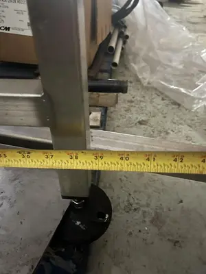 5.5ft High Cleated Incline Conveyor