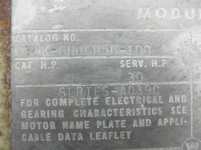 USED WESTINGHOUSE A039C