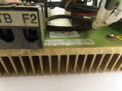 Siemens A1-116-180-502 Field Supply 1Ph For Simoreg 6RA24