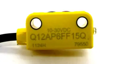 NEW BANNER Q12AP6FF15Q PHOTO SENSOR 79550